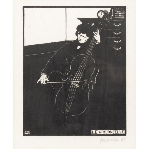 FELIX VALLOTTON : Le violoncelle (DOBIASCHOFSKY AUKTIONEN AG)