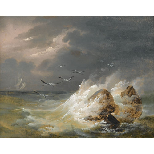 FRAN�OIS DIDAY : St�rmische K�stenpartie (DOBIASCHOFSKY AUKTIONEN AG)