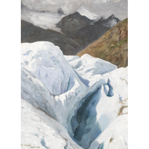 GABRIEL LOPPE : 'Sur le Glacier de Gorner' (DOBIASCHOFSKY AUKTIONEN AG)