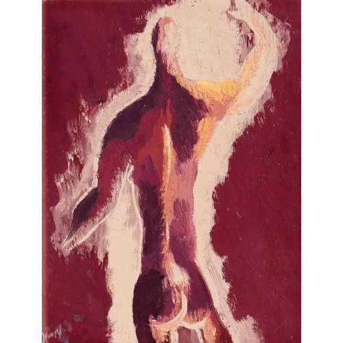 JEAN LUR�AT : Nu fond bleu (DOBIASCHOFSKY AUKTIONEN AG)