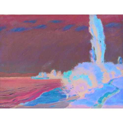 ERNST EMIL SCHLATTER : Sommerliche Seeuferpartie (DOBIASCHOFSKY AUKTIONEN AG)