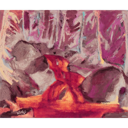 WALTER KREBS : Reissender Bach im Wald (DOBIASCHOFSKY AUKTIONEN AG)