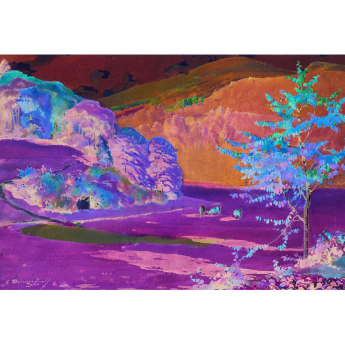 CHRISTIAN BAUMGARTNER : 'Herbstlandschaft bei K�niz' (DOBIASCHOFSKY AUKTIONEN AG)