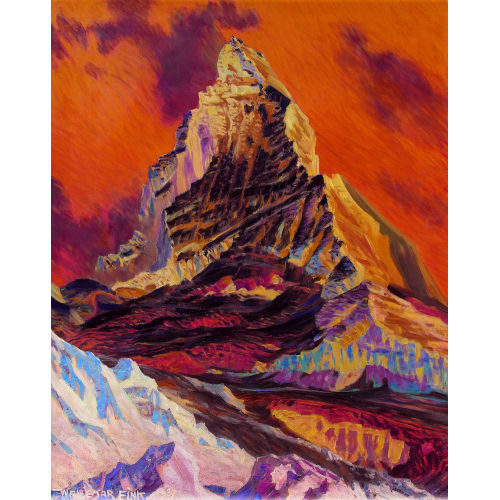 WALDEMAR THEOPHIL FINK : 'Seine Majest�t das Matterhorn' (DOBIASCHOFSKY AUKTIONEN AG)