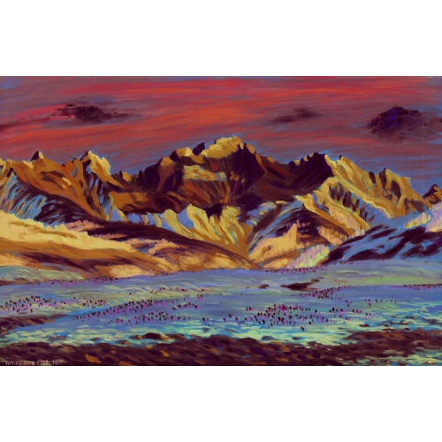 WALDEMAR THEOPHIL FINK : 'Osterstimmung im Gebirge' (DOBIASCHOFSKY AUKTIONEN AG)