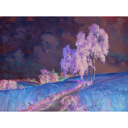 WALTER KOPP : Sommerlandschaft mit Feldweg (DOBIASCHOFSKY AUKTIONEN AG)