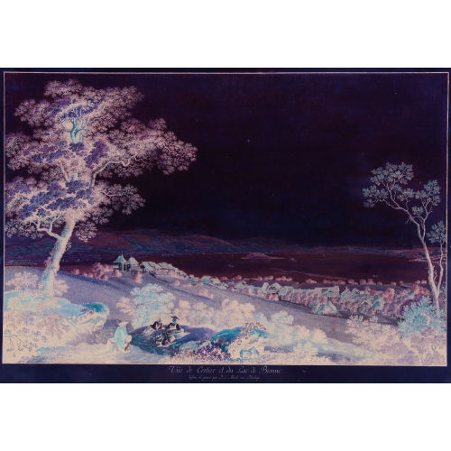 JOHANN LUDWIG ABERLI : 'V�e de Cerlier et du Lac de Bienne' (DOBIASCHOFSKY AUKTIONEN AG)
