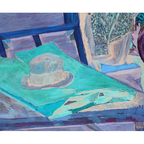 HANS BERGER : 'Nature morte avec chapeau' (DOBIASCHOFSKY AUKTIONEN AG)