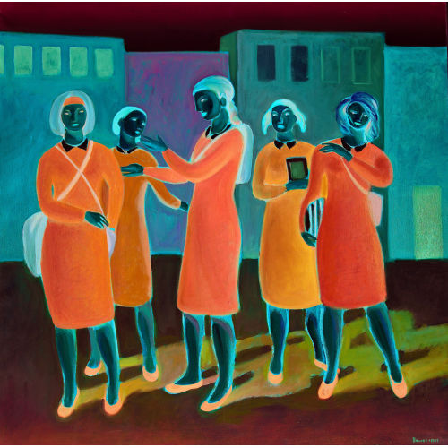 DAVID BOWES : 'School girls' (DOBIASCHOFSKY AUKTIONEN AG)