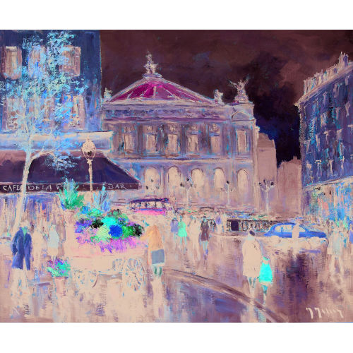 MARCEL MASSON : 'Place de l′Op�ra � Paris' (DOBIASCHOFSKY AUKTIONEN AG)