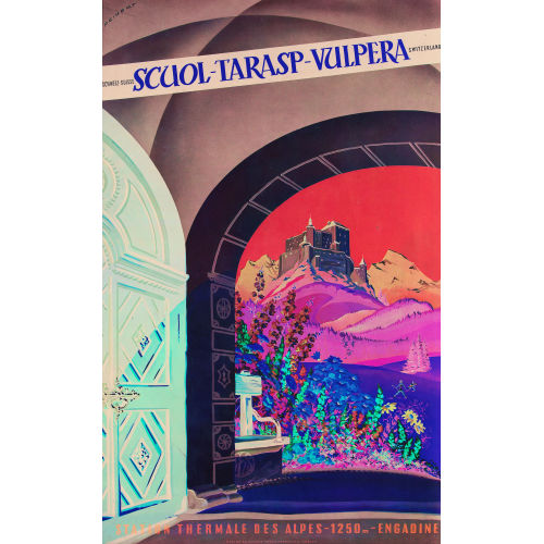 MARTIN PEIKERT : 'Scuol-Tarasp-Vultera' (DOBIASCHOFSKY AUKTIONEN AG)
