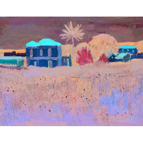 GEORGES BORGEAUD : 'Vue de Rhodos' (DOBIASCHOFSKY AUKTIONEN AG)