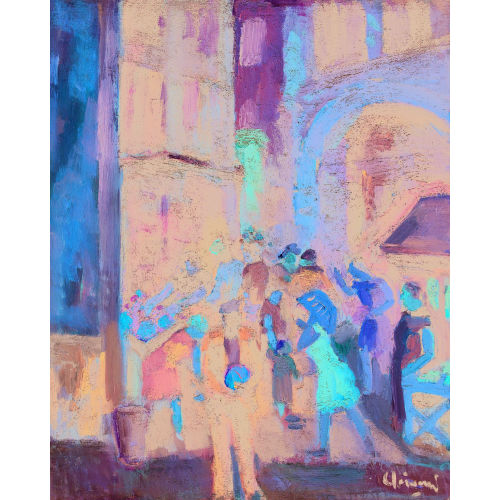 CHARLES CLEMENT : 'Petit march� de rue � Marseille' (DOBIASCHOFSKY AUKTIONEN AG)