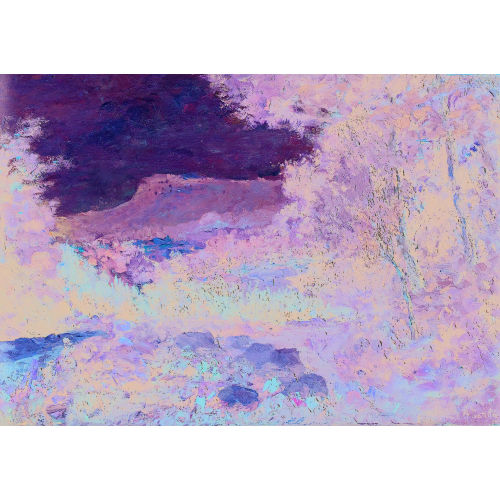 ATTILIO PRATELLA : Waldlichtung mit Blick auf h�gelige Landschaft (DOBIASCHOFSKY AUKTIONEN AG)