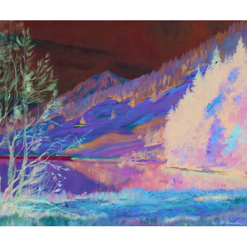 KARL ANNELER : Bergsee in den Alpen (DOBIASCHOFSKY AUKTIONEN AG)