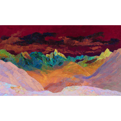 RODOLFO OLGIATI : 'Alpengl�hen' (DOBIASCHOFSKY AUKTIONEN AG)