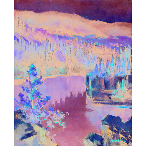 WALTER MAFLI : Bassin du Doubs en automne (DOBIASCHOFSKY AUKTIONEN AG)