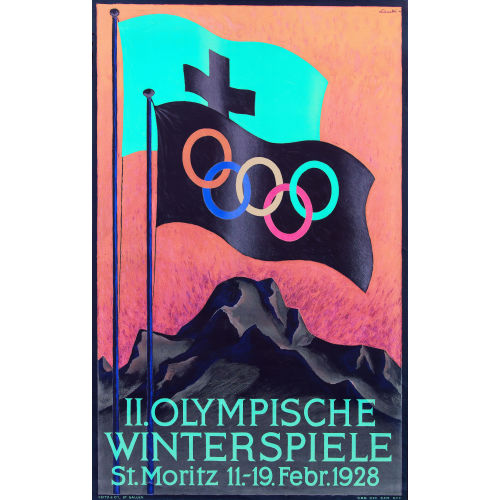HUGO LAUBI : 'Olympische Spiele St. Moritz 1928' (DOBIASCHOFSKY AUKTIONEN AG)
