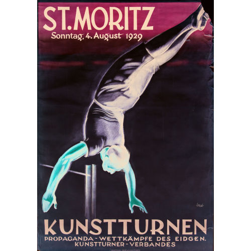 OTTO ERNST : 'St. Moritz Kunstturnen 1929' (DOBIASCHOFSKY AUKTIONEN AG)