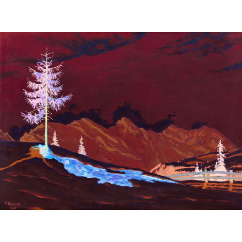 PLINIO COLOMBI : Lichte Berglandschaft im Winter (DOBIASCHOFSKY AUKTIONEN AG)