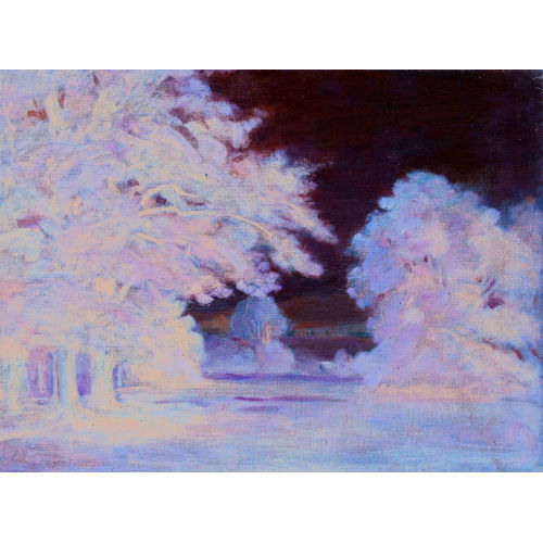 BARTHELEMY MENN : Waldlichtung mit Blick auf einen See (DOBIASCHOFSKY AUKTIONEN AG)