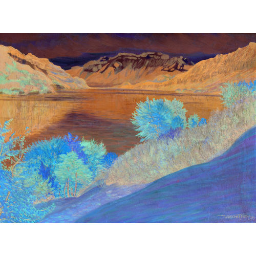 WALDEMAR THEOPHIL FINK : 'Herbststimmung am Thunersee' (DOBIASCHOFSKY AUKTIONEN AG)