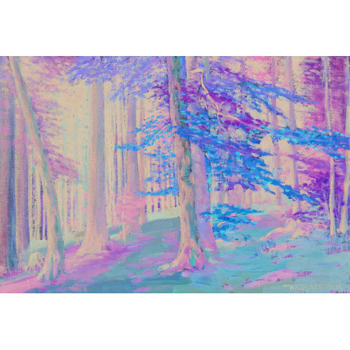 WALDEMAR THEOPHIL FINK : 'Waldesstille im Herbst' (DOBIASCHOFSKY AUKTIONEN AG)