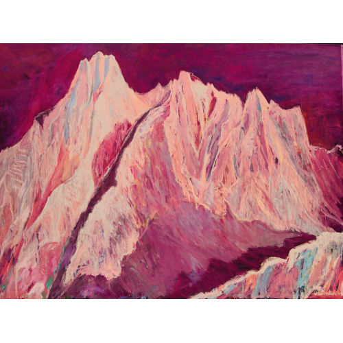 EDMUND WUNDERLICH : Steile Hochgebirgslandschaft (DOBIASCHOFSKY AUKTIONEN AG)