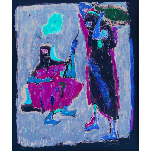 ALOIS CARIGIET : Orientalische Figurenszene (DOBIASCHOFSKY AUKTIONEN AG)