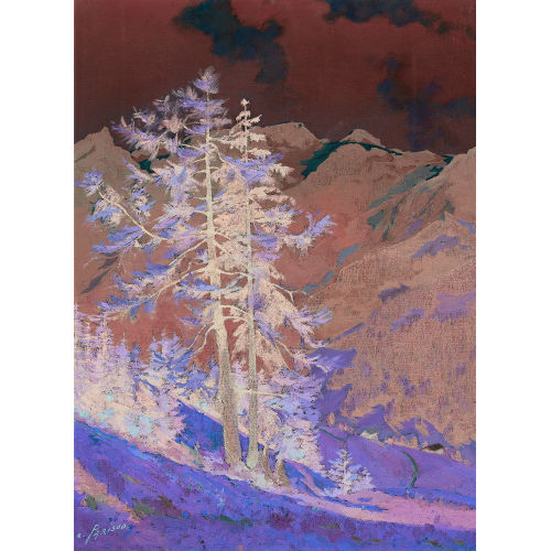 CHARLES PARISOD : Paysage des Alpes vaudoises (DOBIASCHOFSKY AUKTIONEN AG)