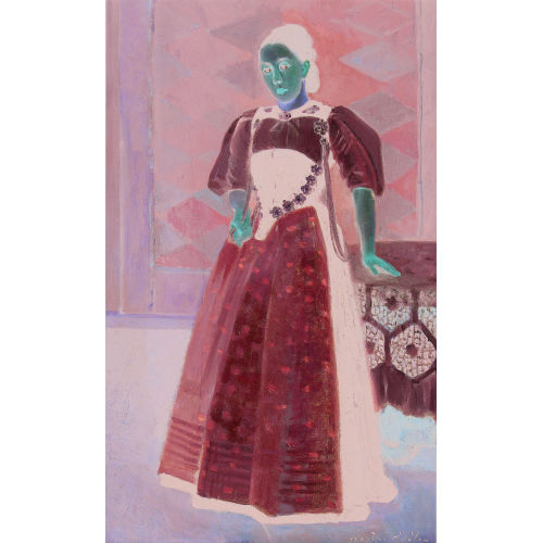 FERDINAND HODLER : Bildnis Frau Dr. Sury, Tochter des B�renwirts in Sumiswald (DOBIASCHOFSKY AUKTIONEN AG)
