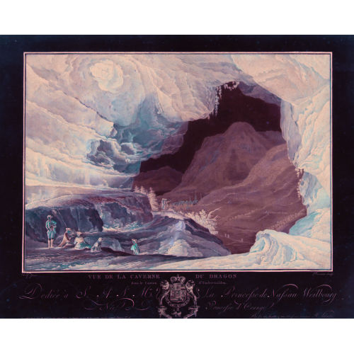 CASPAR WOLF : 'Vue de la Caverne du Dragon/Dans le Canton d′Unterwalden' (DOBIASCHOFSKY AUKTIONEN AG)