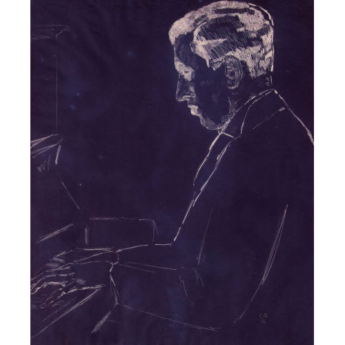 CUNO AMIET : Klavierspieler (DOBIASCHOFSKY AUKTIONEN AG)