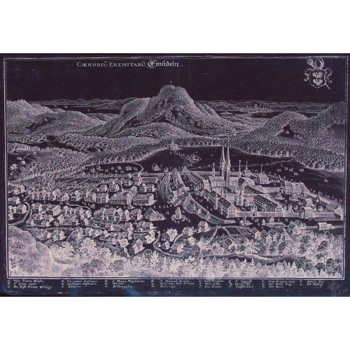 MATTH�US I MERIAN : 'Coenobiu Eremitaru. Einsiedeln' (DOBIASCHOFSKY AUKTIONEN AG)