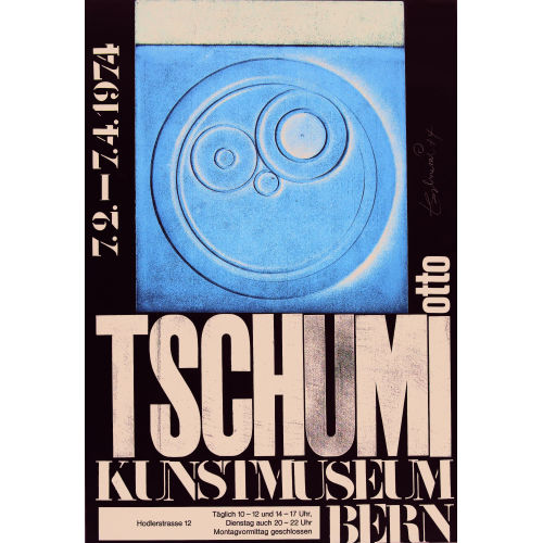 OTTO TSCHUMI : 'Tschumi, Kunstmuseum Bern 1974' (DOBIASCHOFSKY AUKTIONEN AG)