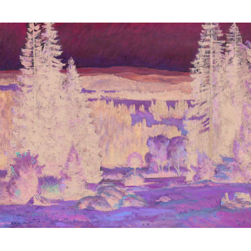 CARL BIERI : Sommerlandschaft mit Waldst�ck bei Montfaucon (DOBIASCHOFSKY AUKTIONEN AG)