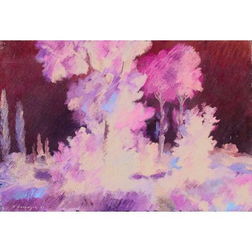RAOUL DOMENJOZ : Sommerliche Landschaft (DOBIASCHOFSKY AUKTIONEN AG)