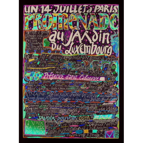 RUDOLF MUMPRECHT : 'Promenade au Jardin du Luxembourg' (DOBIASCHOFSKY AUKTIONEN AG)