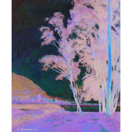 GUSTAVE JEANNERET : Ansicht von La Neuveville mit Bielersee (DOBIASCHOFSKY AUKTIONEN AG)
