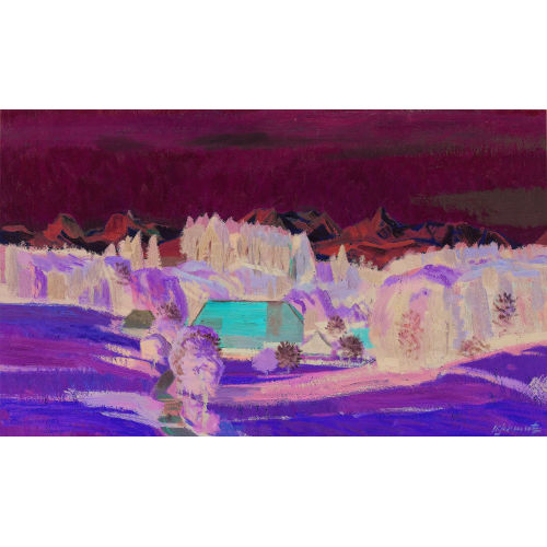 WERNER SCHMUTZ : Sommerlandschaft mit Geh�ft (DOBIASCHOFSKY AUKTIONEN AG)