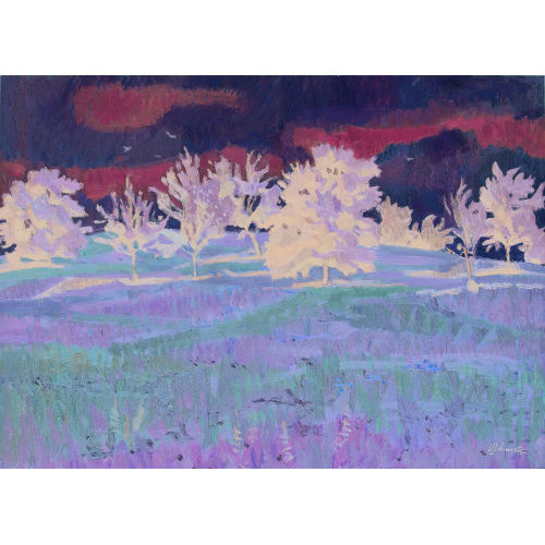 WERNER SCHMUTZ : Baumbestandene Sommerwiese (DOBIASCHOFSKY AUKTIONEN AG)