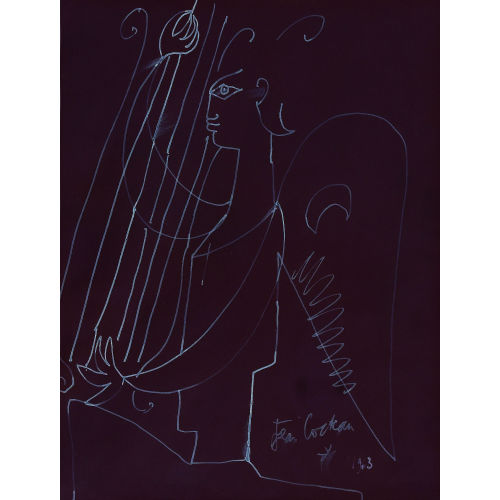JEAN COCTEAU : 'Orph�e � la lyre' (DOBIASCHOFSKY AUKTIONEN AG)
