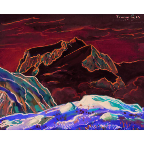 FRAN�OIS GOS : Monte Rosa im Sonnenschein (DOBIASCHOFSKY AUKTIONEN AG)