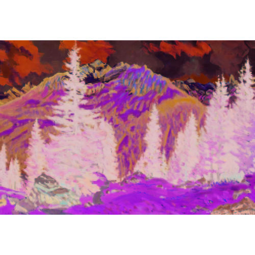 WALDEMAR THEOPHIL FINK : 'Landschaft bei Wengen' (DOBIASCHOFSKY AUKTIONEN AG)