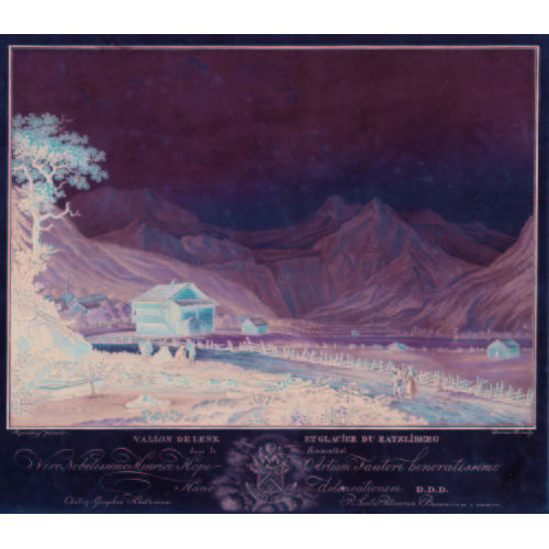 CASPAR WOLF : 'Vallon de Lenk et Glacier du Ratzliberg...' (DOBIASCHOFSKY AUKTIONEN AG)