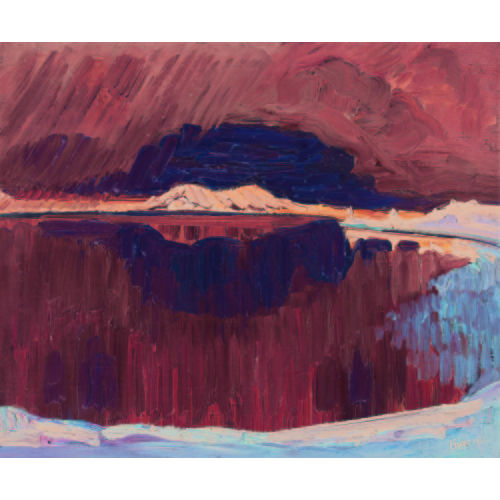 ERNST SAMUEL GEIGER : Bielersee mit Blick auf den Jolimont (DOBIASCHOFSKY AUKTIONEN AG)