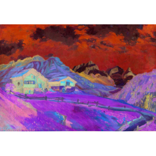 WALDEMAR THEOPHIL FINK : 'Sommertag bei Zermatt' (DOBIASCHOFSKY AUKTIONEN AG)