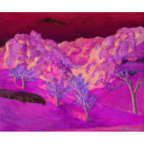 WILHELM GIMMI : Le ravin � Chexbres (DOBIASCHOFSKY AUKTIONEN AG)