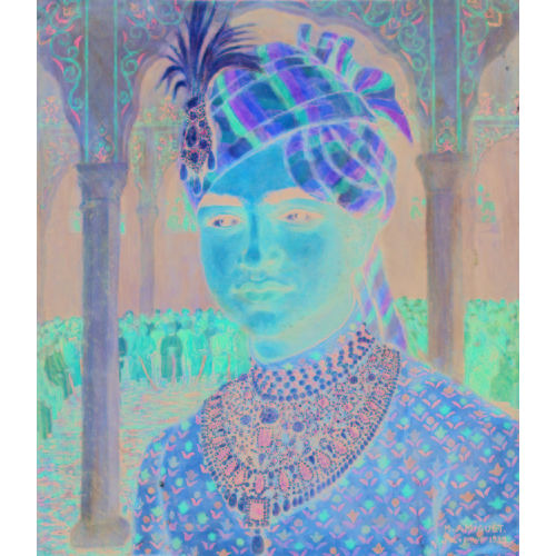 MARCEL AMIGUET : 'Maharaja de Jaipur' (DOBIASCHOFSKY AUKTIONEN AG)