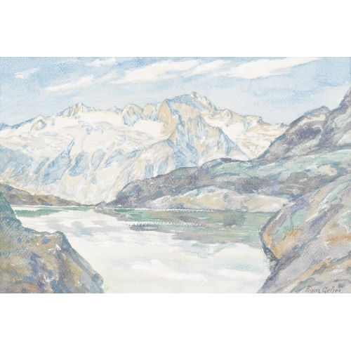 FRANZ GEHRI : Partie am Gelmersee (DOBIASCHOFSKY AUKTIONEN AG)
